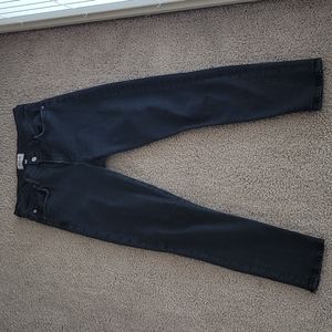 Agolde, toni, mid rise, slim leg, washed black, Sz 25, jeans